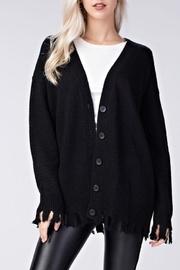  Oversized Distressed Cardigan