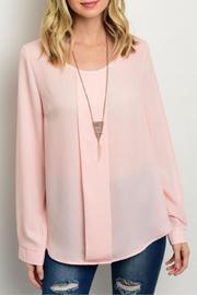  Chiffon Pleated Top