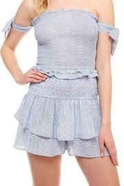  Double-flared Smocked Shorts