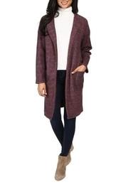  Burgundy Open Duster