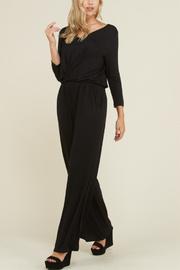  Twist Front Knit Jumpsuit