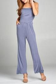  Strapless Wideleg Jumpsuit