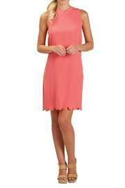  Coral Scallop Dress