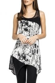  Assymetrical Sleeveless Tunic