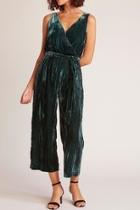  Velvet Jumpsuit, Emerald