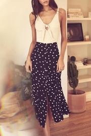  Polka-dot Ankle Skirt