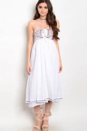  White Tribal Dress