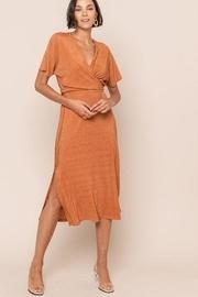 Crossover Midi Dress