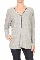  Zip Front Tunic