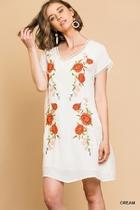  Romantic Embroidered Dress