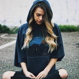 Black Hoodie Vintage Vibe