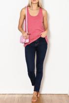  Heather Slub Jersey Tank