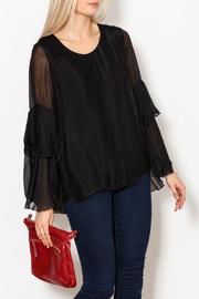  Layered Flutter Sleeve Top