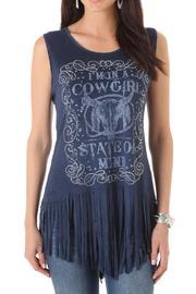  Fringed Graphic Tank