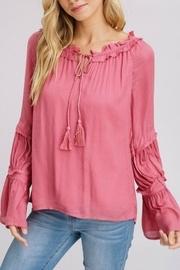  Boho Bell-sleeve Top
