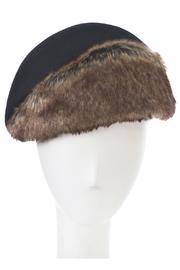  Three Way Beret Fur Drape