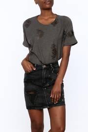 Grey Distressed Shirt