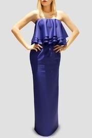  Frilly Strapless Dress