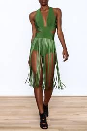  Bandage Fringe Romper