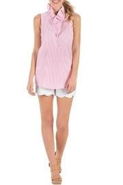  Pink Seersucker Tunic