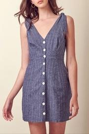  Stripe Denim Dress