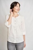  Florence Collarless Blouse