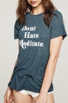  Meditate Rec Tee
