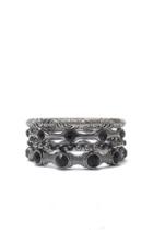  Black Stone Bangles