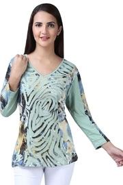  Cutwork Abstract Top