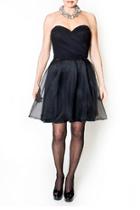  Strapless Black Dress
