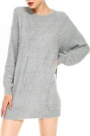  Fuzzy Sweater Dress