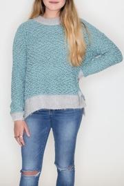  Two-tone Popcorn Sweater