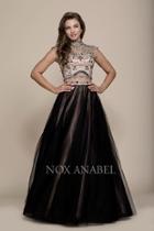  Two-piece Emroidered Formal-dress