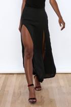  Black Long Skirt
