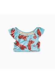  Printed Ruffle Tankini Set