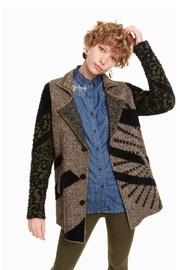  Hidden Knit Blazer-coat