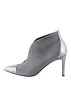  Grey Stiletto Bootie