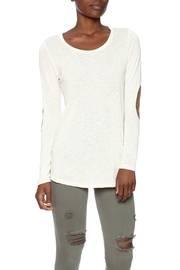  Suede Patch Top