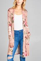  Blush Floral Duster