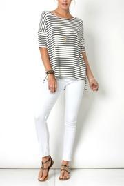  Ivory Striped Top