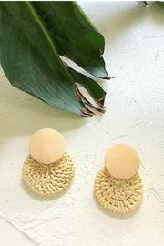  Rattan Circles Earrings