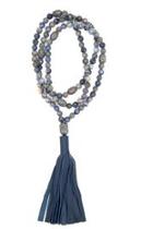  Blue Tassel Necklace
