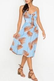  Tropical-print Midi Dress