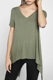  High Low Cross Top