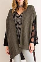  Side Tie Sweater