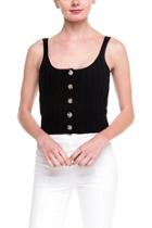  Knitted Buttoned Tank