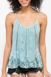  Lace Peplum Cami-top