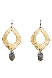  Gold Hammered Earrings