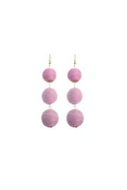  Pink Ball Earrings