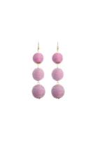  Pink Ball Earrings